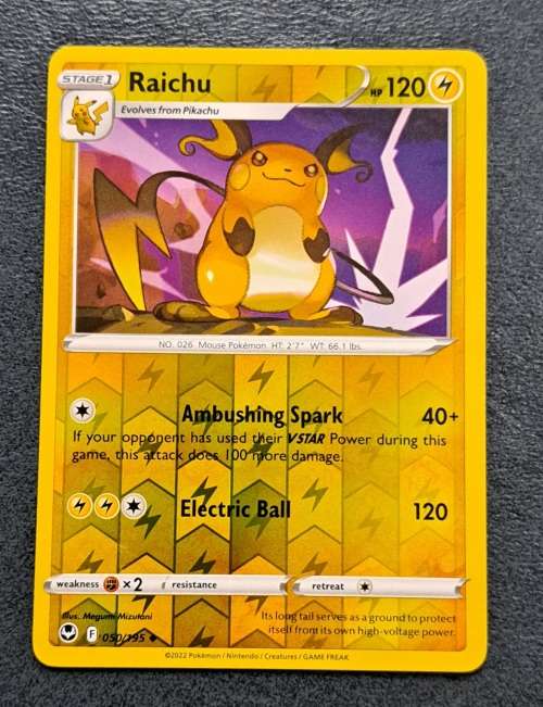 Trading Cards Pokemon Trading Cards Raichu Reverse Holo